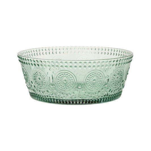 Boston International Codi Recycled Glass Large Bowl - Green