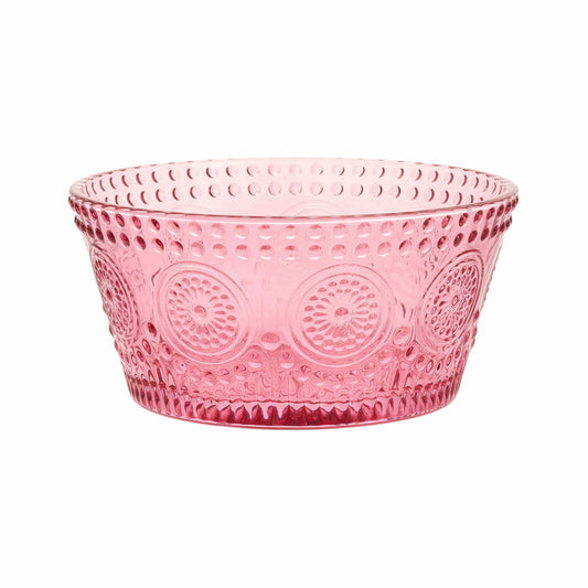 Boston International Codi Recycled Glass Small Bowl - Pink