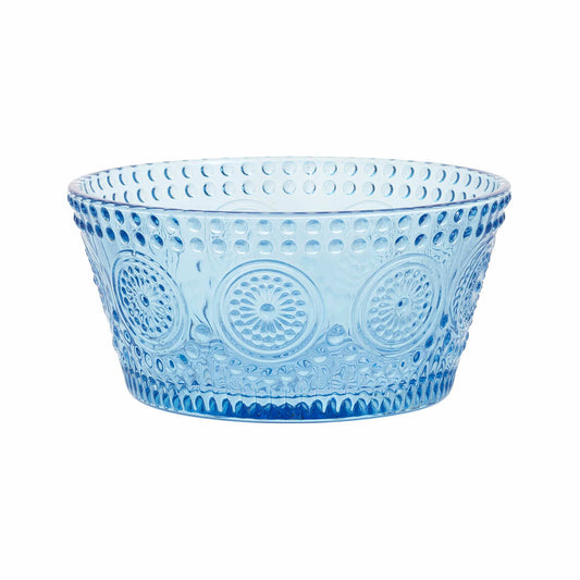 Boston International Codi Recycled Glass Small Bowl - Sky Blue
