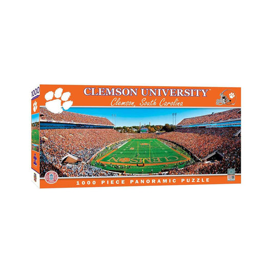 Master Pieces Puzzle Clemson University 1000 Piece Panoramic Puzzle