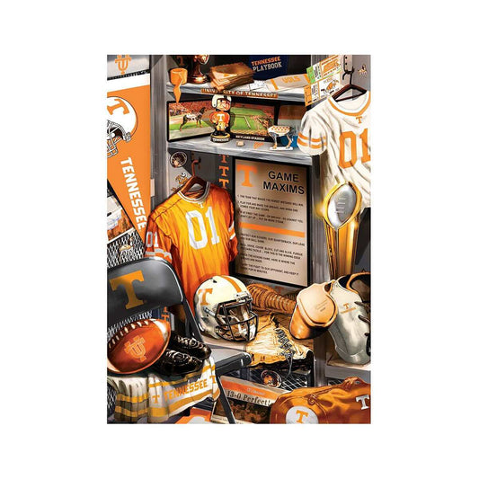 Master Pieces Puzzle University of Tennessee 500 Piece Locker Room Puzzle