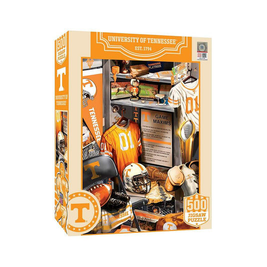 Master Pieces Puzzle University of Tennessee 500 Piece Locker Room Puzzle