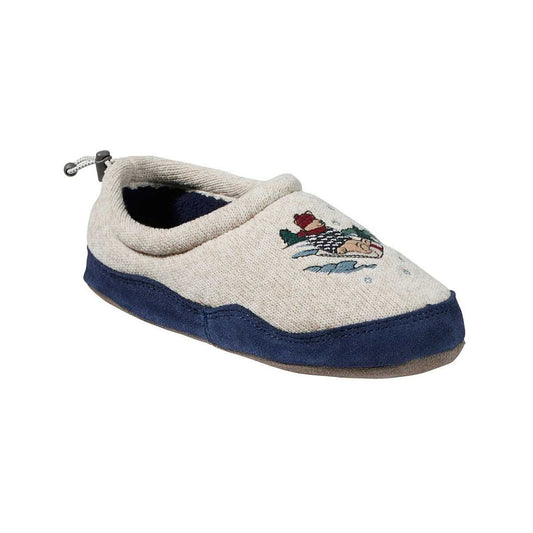 L.L.Bean Kids' Sweater Fleece Motif Slippers Teal Smores