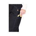 Dovetail Workwear Women's Go To Stretch Canvas Overalls, Carbonblack, alternate view 3