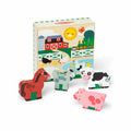Melissa & Doug Wooden Farm Animals Matching Toy