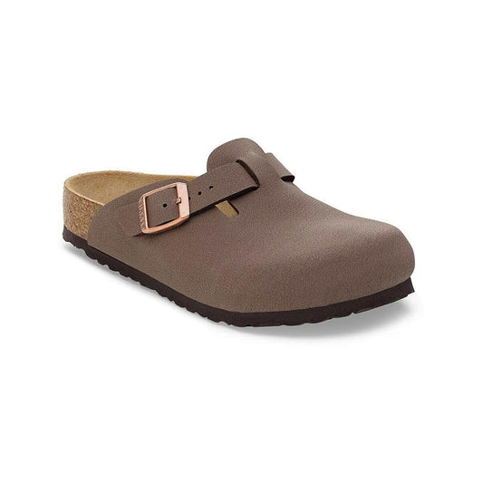 Birkenstock Kids' Boston Birkibuc Clogs Mocca