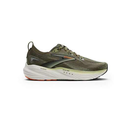 Color swatch for Brooks Men's Glycerin 22 Shoes in Olive Orange