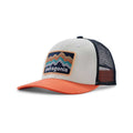 Patagonia Kids' Ridge Rise Stripe Trucker Hat Coho Coral