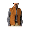 Duck Head Men's Fremont Performance Quilted Vest Dark Amber