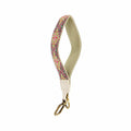 Joy Susan Pink Rosette Easy Find Wristlet Keychain Pink Lime