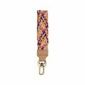 Joy Susan Multi Twill Woven Easy Find Wristlet Keychain