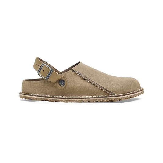 Birkenstock Men's Lutry Suede Shoes Gray Taupe