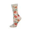 Women's Wildflowers Bamboo Socks Ivory