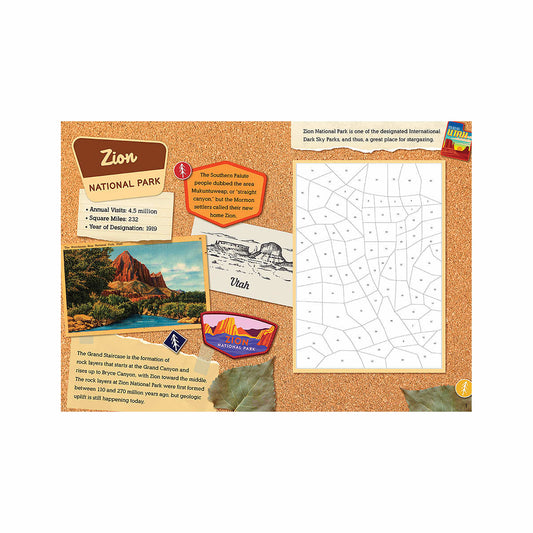 Sticker by Number National Parks Sticker Emporium