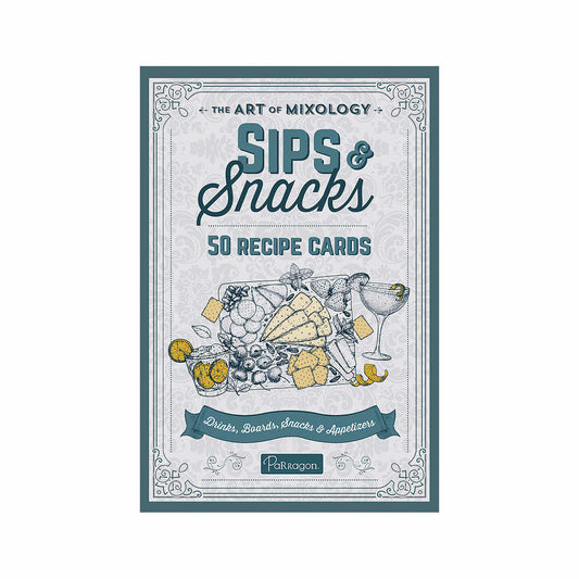 The Art of Mixology Sips and Snacks Recipe Cards
