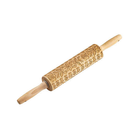 Tablecraft Spring Embossed Rolling Pin
