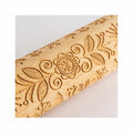 Tablecraft Winter Embossed Rolling Pin