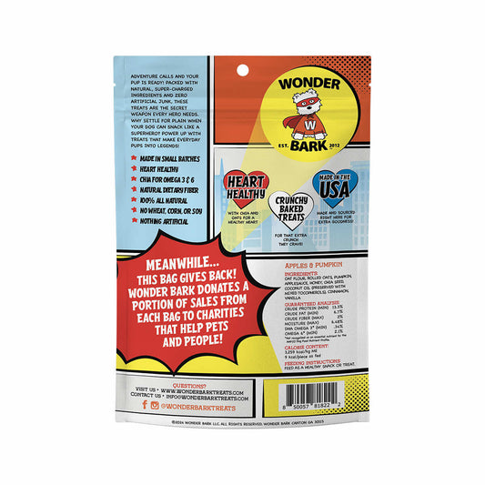 Wonder Bark Everyday Heroes Apple Pumpkin Dog Treats
