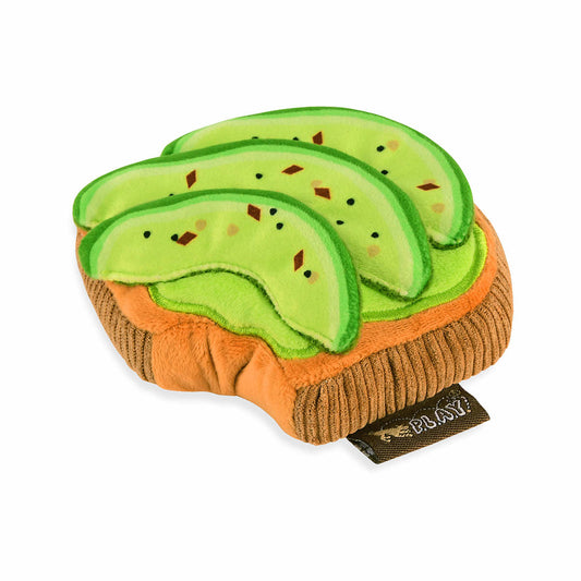 Mini Avo-doggo Toast Squeaky Dog Toy