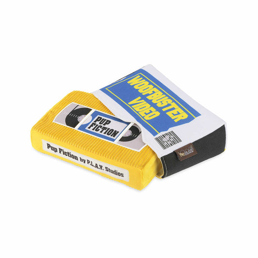 90s Classic Woofbuster Video Tape Dog Toy