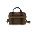 Duck Head Waxed Canvas Laptop Bag  Field Brown