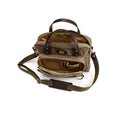 Duck Head Waxed Canvas Laptop Bag  Field Brown