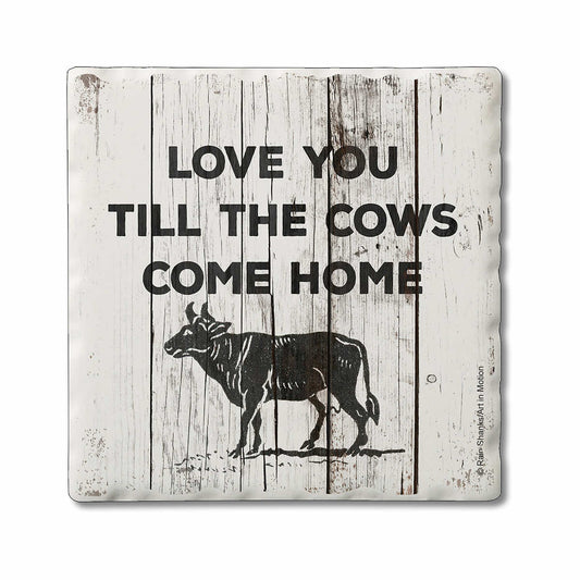 South Sayings Single Coaster Cows