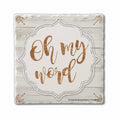 South Sayings Single Coaster Word