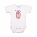 Barefoot Baby Baby Mast General Store Candy Barrel Raccoon Short Sleeve Onesie Soft Beige