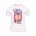 Barefoot Baby Toddler Mast General Store Candy Barrel Raccoon Short Sleeve T-Shirt Soft Beige