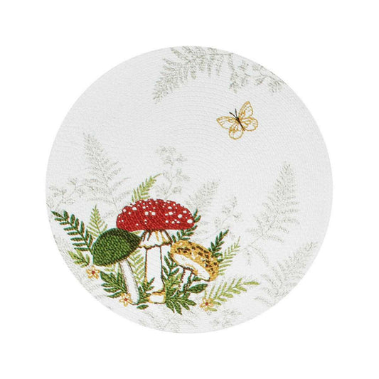 Kay Dee Braided Mushroom Cluster Placemat