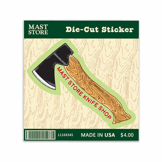 Mast General Store Knife Shop Axe Sticker