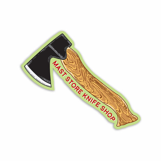 Mast General Store Knife Shop Axe Sticker