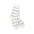 World's Softest Women's Weekend Ragg Links Crew Socks Meadow Stripe