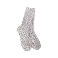 World's Softest Women's Light Weight Cable Crew Socks Cookie Dough Mlt