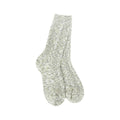 World's Softest Women's Light Weight Cable Crew Socks Envy Multi