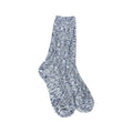 World's Softest Women's Light Weight Cable Crew Socks Peacoat Multi