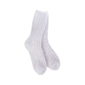 World's Softest Women's Ragg Feather Crew Socks Lilac