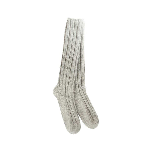 World's Softest Women's Holiday Sweater Slouch Crew Socks Denim Confetti