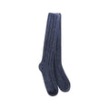 World's Softest Women's Holiday Sweater Slouch Crew Socks Denim Confetti