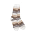 World's Softest Women's Weekend Gem Crew Socks Chocolate Mlt