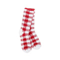 World's Softest Women's Fireside Crew Socks Crimson White