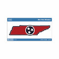 Mast General Store Tennessee Tri-Star State Sticker Red