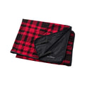 Waterproof Outdoor Blanket Royal Red Plaid