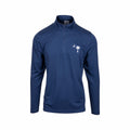 Men's Ice Pique Half-Zip Palmetto Moon Long Sleeve Pullover Dark Navy
