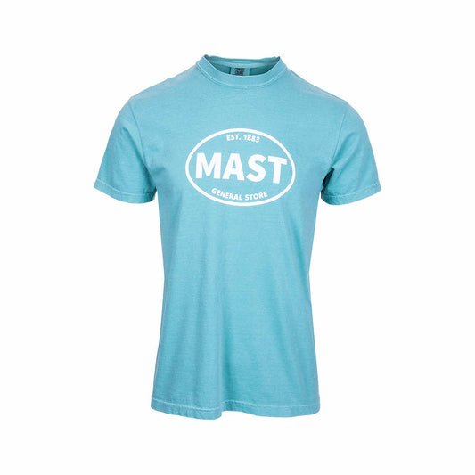 Color swatch for Mast General Store Euro Badge Short Sleeve T-Shirt in Denim