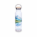 Earth Day Classic Insulated Water Bottle with Bamboo Cap Earth Day Moutains