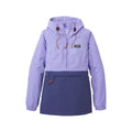 L.L.Bean Women's Mountain Classic Colorblock Anorak Jacket - Curvy Frenchlilac