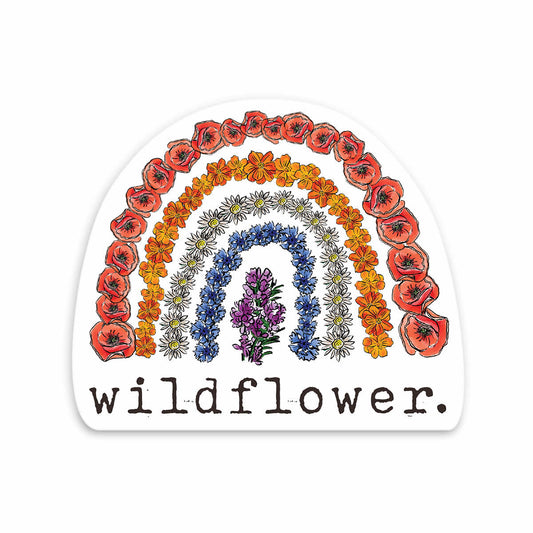 Barefoot Baby Wildflower Sticker