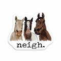 Barefoot Baby Neigh Sticker